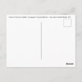 Carte Postale James Whistler - Portrait de la mère de l'artiste (Dos)