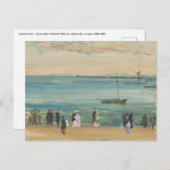Carte Postale James Whistler - Southend Pier (Devant / Derrière)