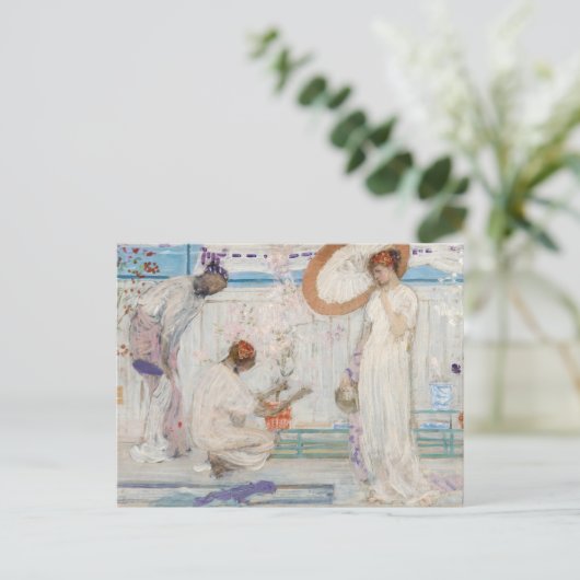 Carte Postale James Whistler - Symphonie blanche, Trois filles (Debout devant)