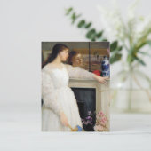 Carte Postale James Whistler - Symphonie en blanc no 2 (Debout devant)