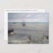 Carte Postale James Whistler - Symphonie en gris et vert (Devant / Derrière)