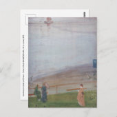 Carte Postale James Whistler - Variations en violet et vert (Devant / Derrière)