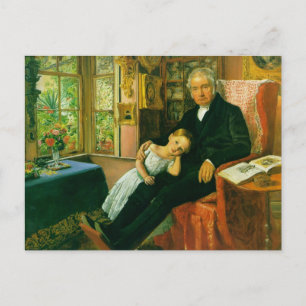 Carte Postale James Wyatt et sa petite-fille Mary