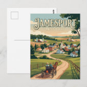 Carte Postale Jamesport Missouri (Devant / Derrière)