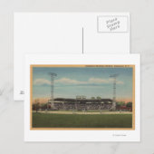 Carte Postale Jamestown, NY - Stade municipal de baseball (Devant / Derrière)