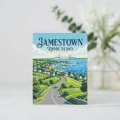 Carte Postale Jamestown Rhode Island (Debout devant)
