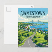 Carte Postale Jamestown Rhode Island (Devant / Derrière)