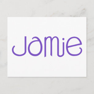 Carte postale Jamie violet