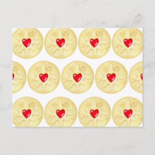 Carte postale Jammie Dodger Biscuit (Devant)