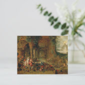 Carte Postale Jan Brueghel - Forge de Vulcain (Debout devant)