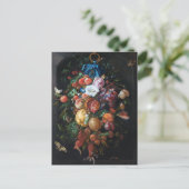 Carte Postale Jan Davidsz de Heem, Festoon de Fruits et Fleurs (Debout devant)