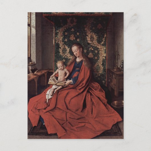 Carte Postale Jan Eyck - La Madonna de la salle des glaces (Devant)