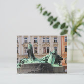 Carte postale Jan Hus Memorial (Debout devant)