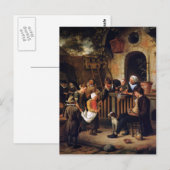 Carte Postale Jan Steen - Petit collectionneur (Devant / Derrière)