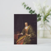 Carte Postale Jan Steen - Portrait de Geertruy Gael (Debout devant)