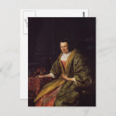 Carte Postale Jan Steen - Portrait de Geertruy Gael (Devant / Derrière)