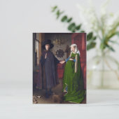 Carte Postale JAN VAN EYCK- Arnolfini Portrait 1434 (Debout devant)