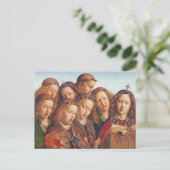 Carte Postale Jan van Eyck Chanter des anges Gand Retable (Debout devant)