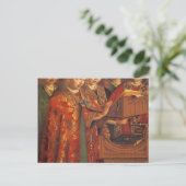 Carte Postale Jan Van Eyck - Le Retable de Gand - Ange chantant (Debout devant)
