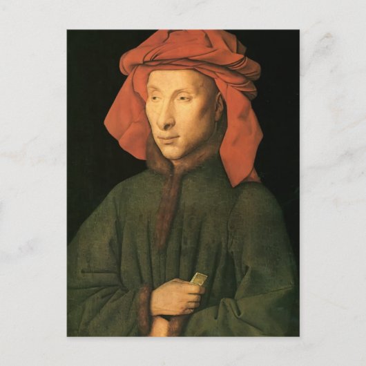 Carte Postale Jan van Eyck - Portrait de Giovanni Arnolfini (Devant)