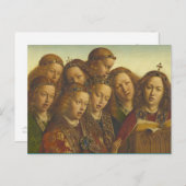 Carte Postale Jan van Eyck Singing angels Gand CC0974 (Devant / Derrière)