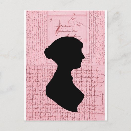 Carte Postale Jane Austen, Appelle-Moi Lady Jane Series (Devant)