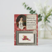 Carte Postale Jane Austen Écriture Conception inspirée (Debout devant)