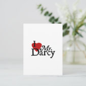Carte Postale Jane Austen J'AIME M. Darcy (Debout devant)