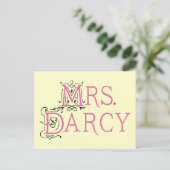 Carte Postale Jane Austen Mme Darcy Gift (Debout devant)