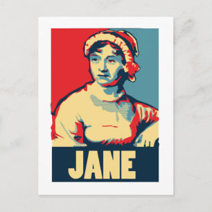 Carte Postale Jane Austen Obama