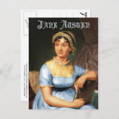 Carte Postale Jane Austen - Portrait (Devant / Derrière)