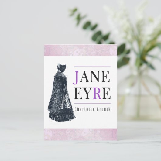 Carte Postale jane eyre, charlotte bronte, soeurs en bronte, boo (Debout devant)