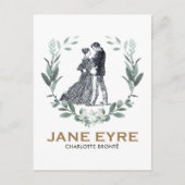 Carte Postale Jane Eyre et Edward Rochester avec Wreath (Devant)