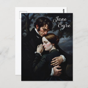 Carte Postale Jane Eyre romantique et Edward Rochester