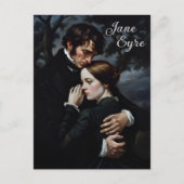 Carte Postale Jane Eyre romantique et Edward Rochester (Devant)