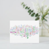 Carte Postale Jane Eyre Word Cloud (Debout devant)