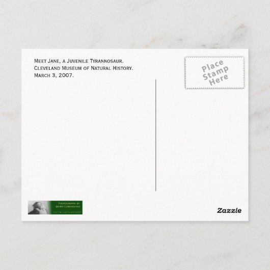 Carte Postale Jane - Vue #6 (Dos)