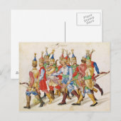 Carte Postale Janissaires, 1583 (Devant / Derrière)