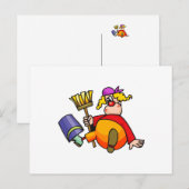 Carte Postale Janitor Clown (Devant / Derrière)