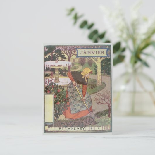 Carte Postale janvier (Debout devant)