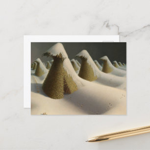 Carte Postale Janvier par Grant Wood