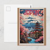 Carte Postale Japan, Cherry Blossoms, (Devant / Derrière)