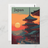 Carte Postale Japan vintage (Devant / Derrière)