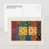 Carte Postale Japanese and Chinese textiles postcard (Devant / Derrière)