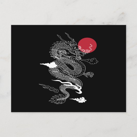 Carte Postale Japanese Dragon Asia Fantasy (Devant)