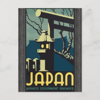 Carte Postale Japon - Chemins de fer du gouvernement japonais, V
