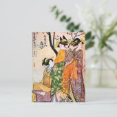 Carte Postale Japon Graving Three Geisha 1911 (Debout devant)