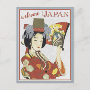 Carte Postale Japon Japonais Geisha Vintage voyage
