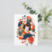 Carte Postale Japon mignon (Debout devant)