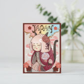 Carte Postale Japon mignon (Debout devant)